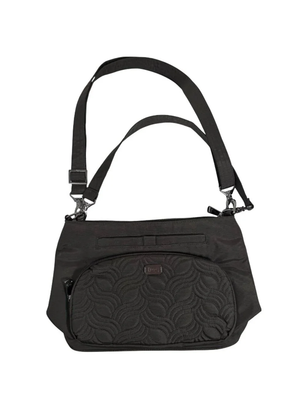 NWOT Lug Samba Quilted Travel Crossbody Bag With Multiple Pockets - Dark Brown - Picture 1 of 6
